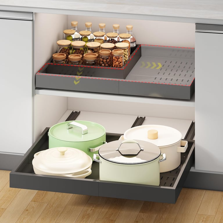 Fokyfok Pull‑Out Cabinet Organizer