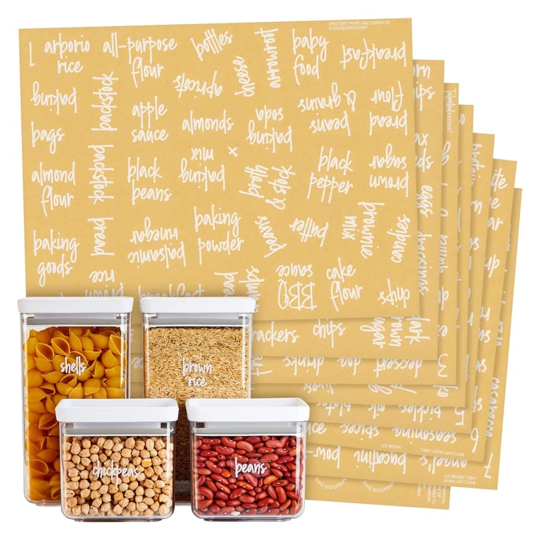 Talented Kitchen Pantry Labels