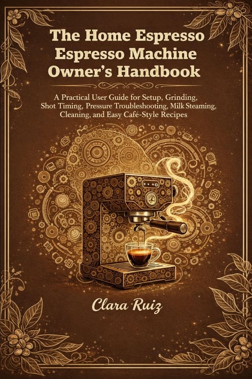 Home Espresso Machine Owner's Handbook