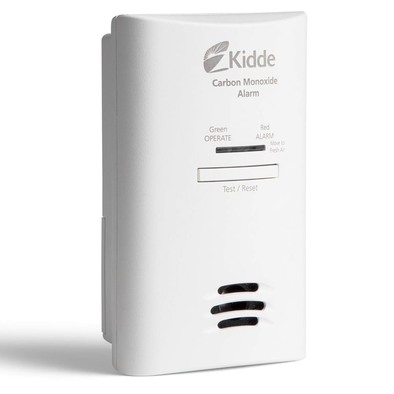 Kidde Plug‑In CO Alarm with AA Backup (3rd Ed)