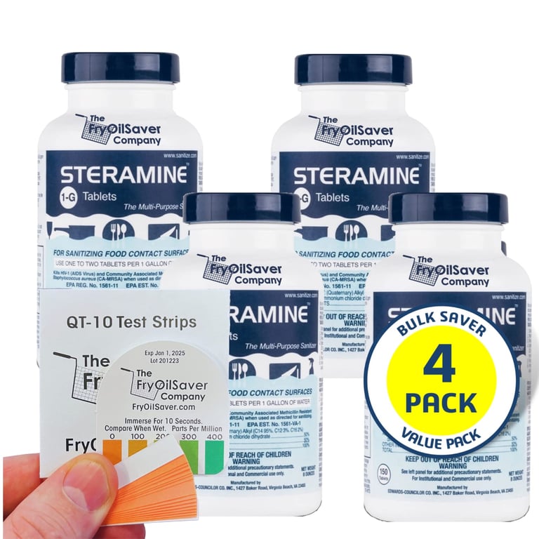 Steramine 600‑Count Sanitizer Tablets