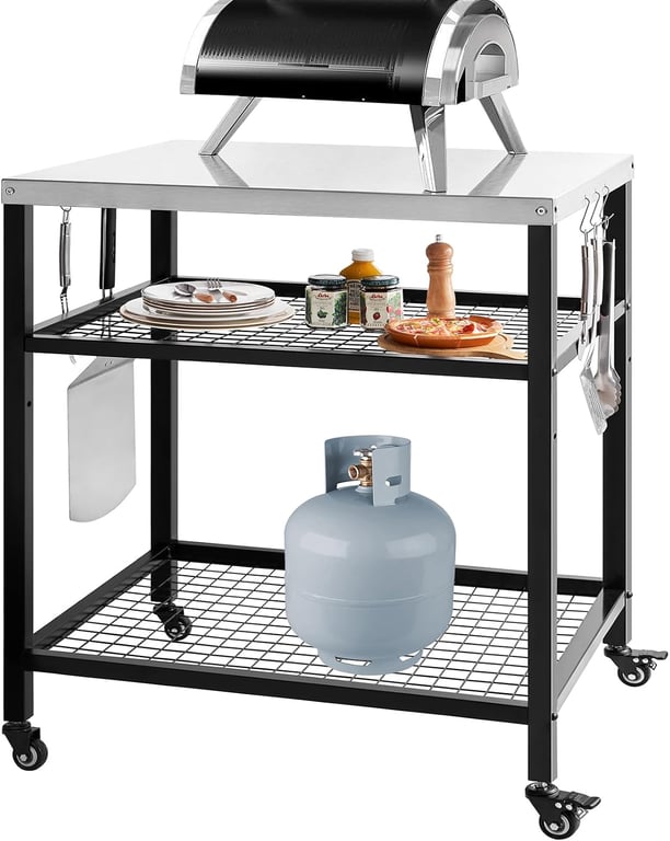 WEASHUME Grill Cart Stand