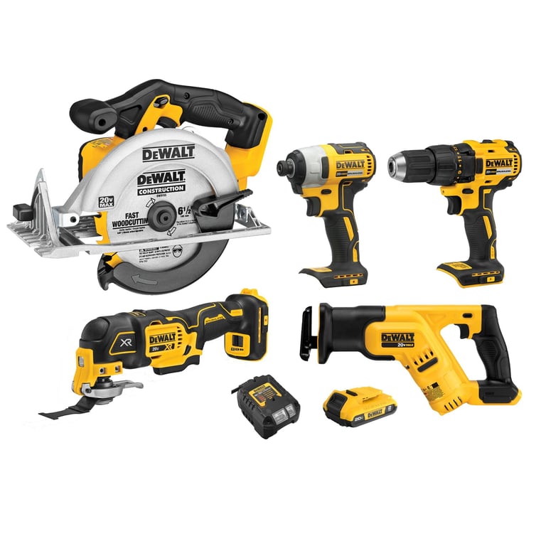DEWALT 20V Max 5-Tool Combo Kit
