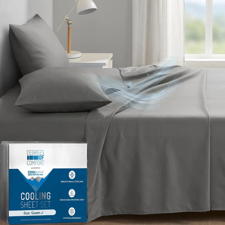 Degrees of Comfort Coolmax Queen Sheets