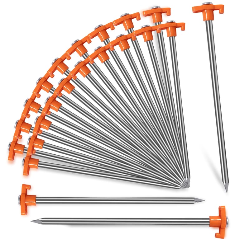 Nexboraque 20 Pack Tent Stakes