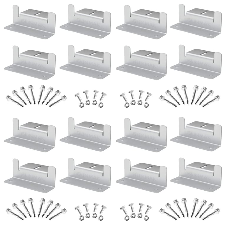 SUNMA Solar Panel Mounting Z Brackets