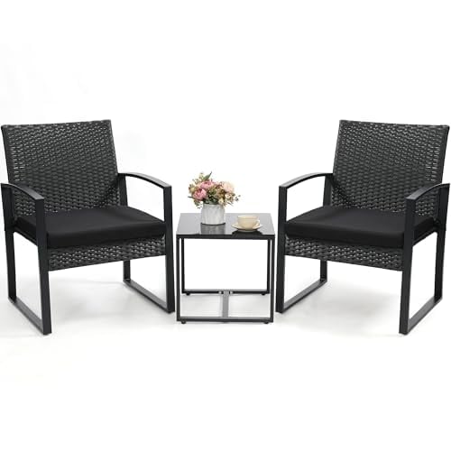 Murago 3-Piece Wicker Bistro Set