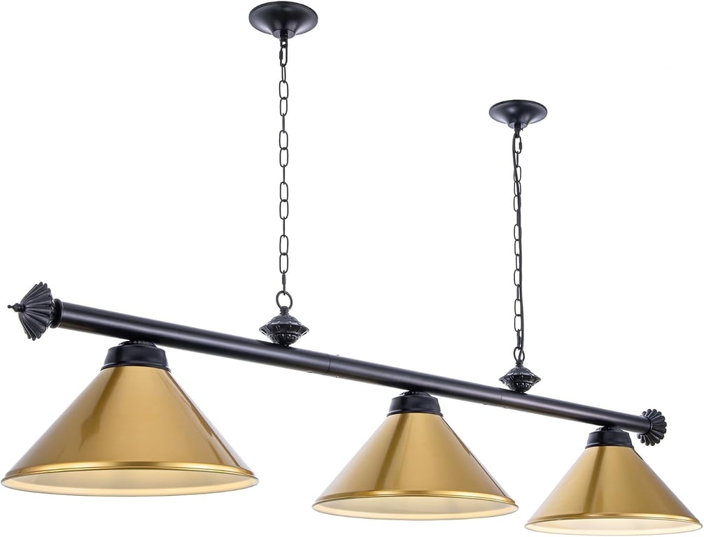 Wellmet 3-Light Pool Table Light
