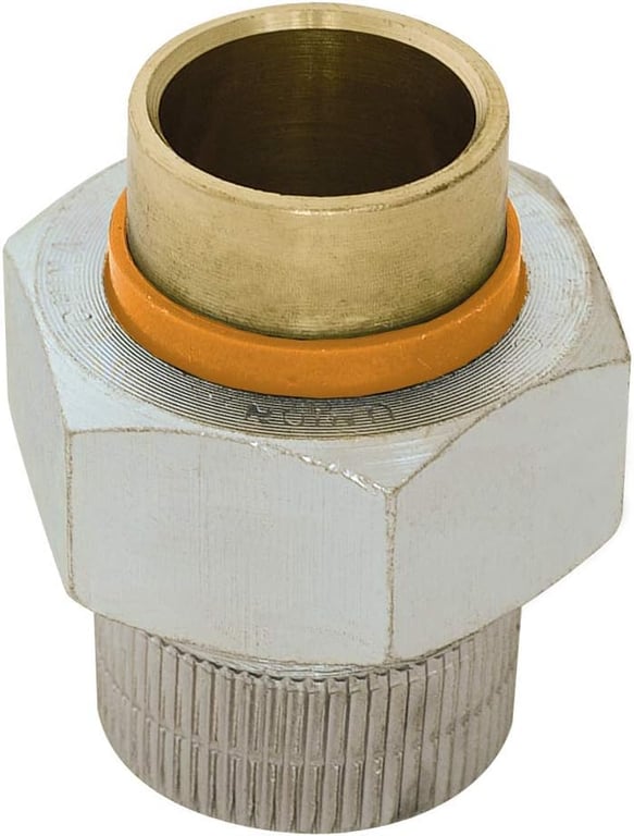 Eastman 20503 Dielectric Union, 3/4 inch FIP x 3/4 inch Solder, Brass