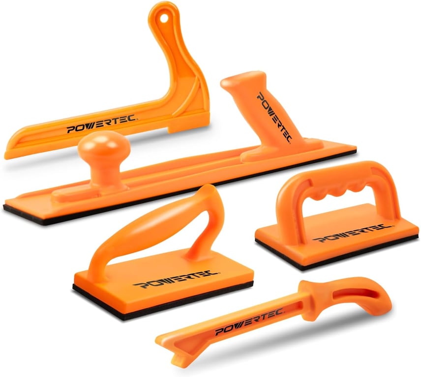 POWERTEC Push Block & Stick Set