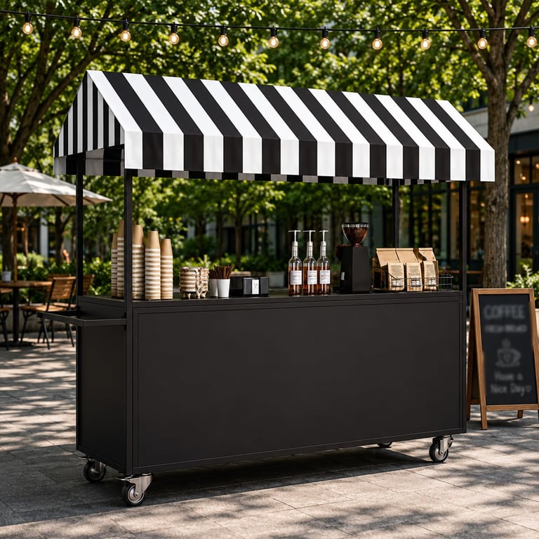 Portable Vendor Cart