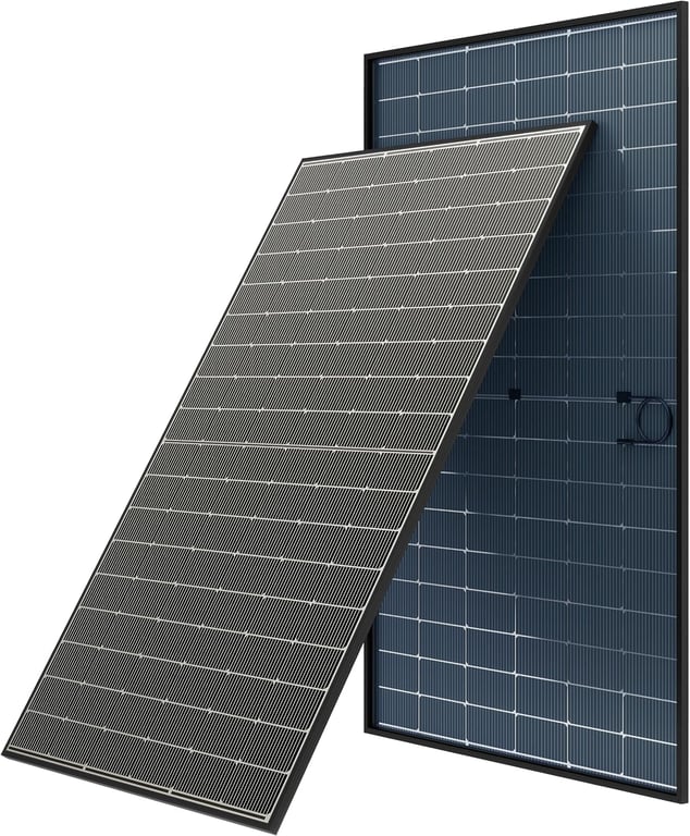JJN 425W Bifacial Solar Panel 2-Pack