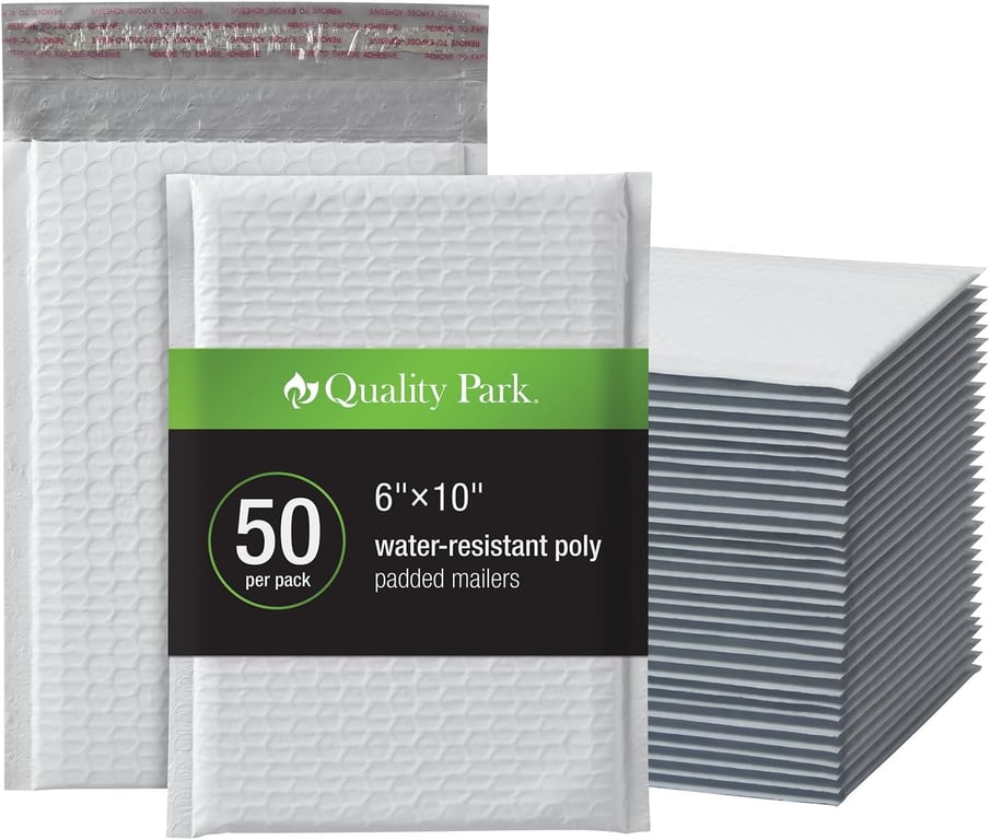 Quality Park White Bubble Mailers