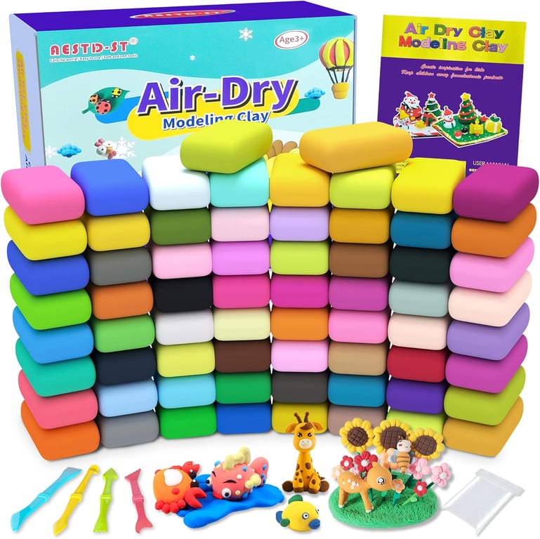 Aestd-ST 66-Color Air Dry Clay