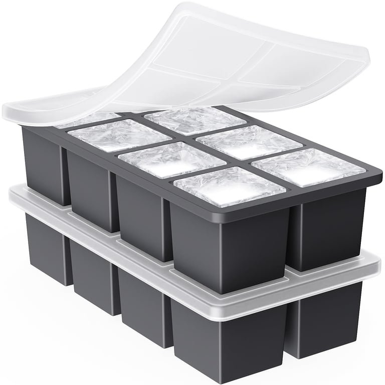 GGOW Large Square Ice Cube Trays