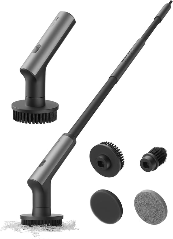 HOTO Swift™ Easycare Cordless Electric Spin Scrubber, for Bathroom, Tile