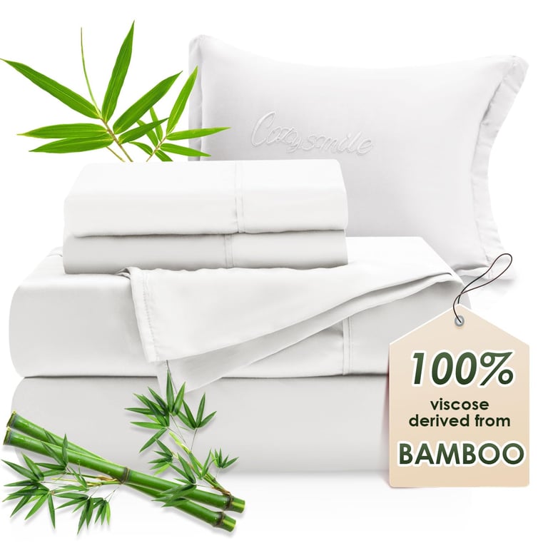 CozySmile King Bamboo Sheet Set