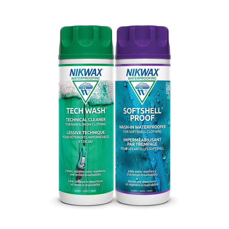 Nikwax Softshell Cleaning & Waterproofing DUO-Pack