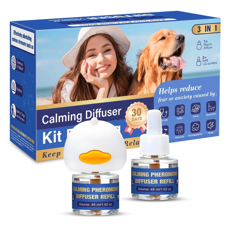 MOYAMUTU Dog Calming Pheromone Diffuser Kit