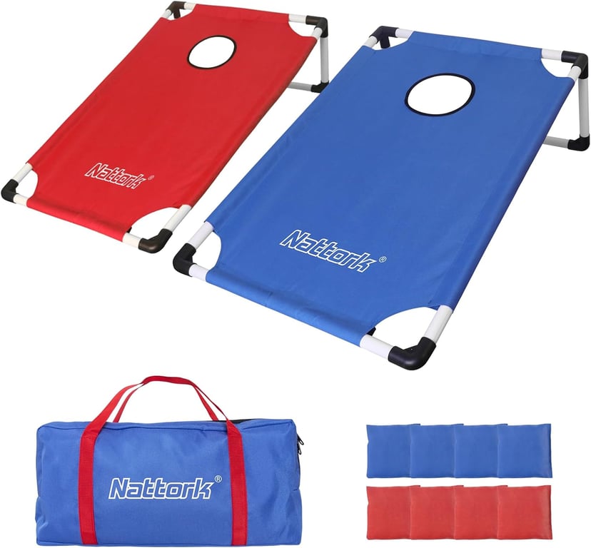 Nattork Portable Cornhole Set