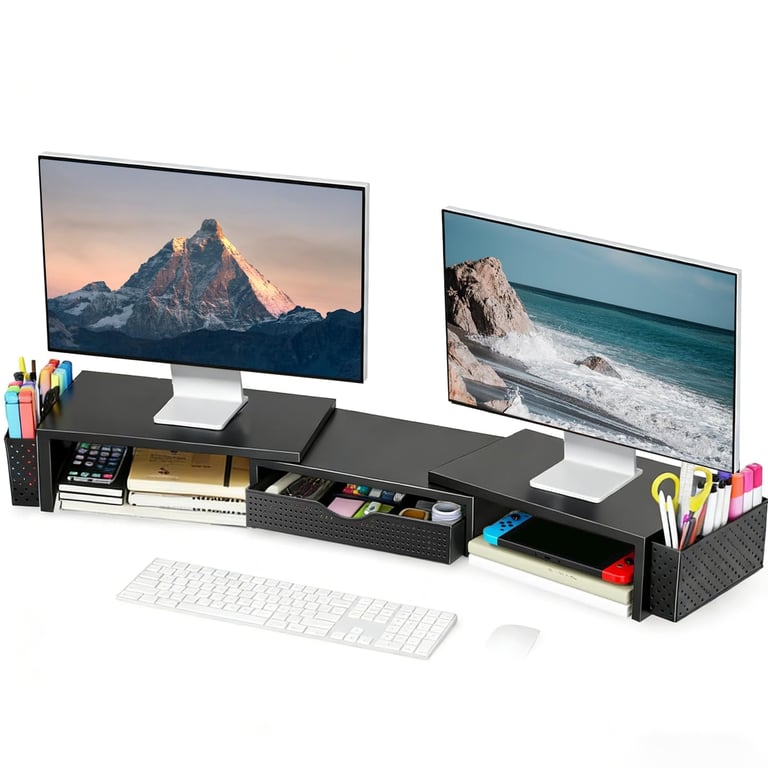 Spacrea Monitor Stand with Desk Organizer