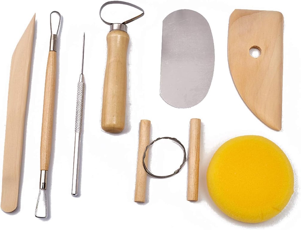 S & E Clay Sculpting Tools 8‑Piece