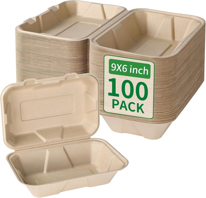 Aricsen Compostable Meal Prep Containers