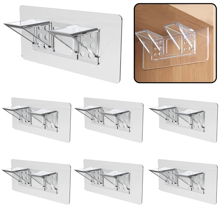 DHYLRICHER No-Drill Shelf Brackets
