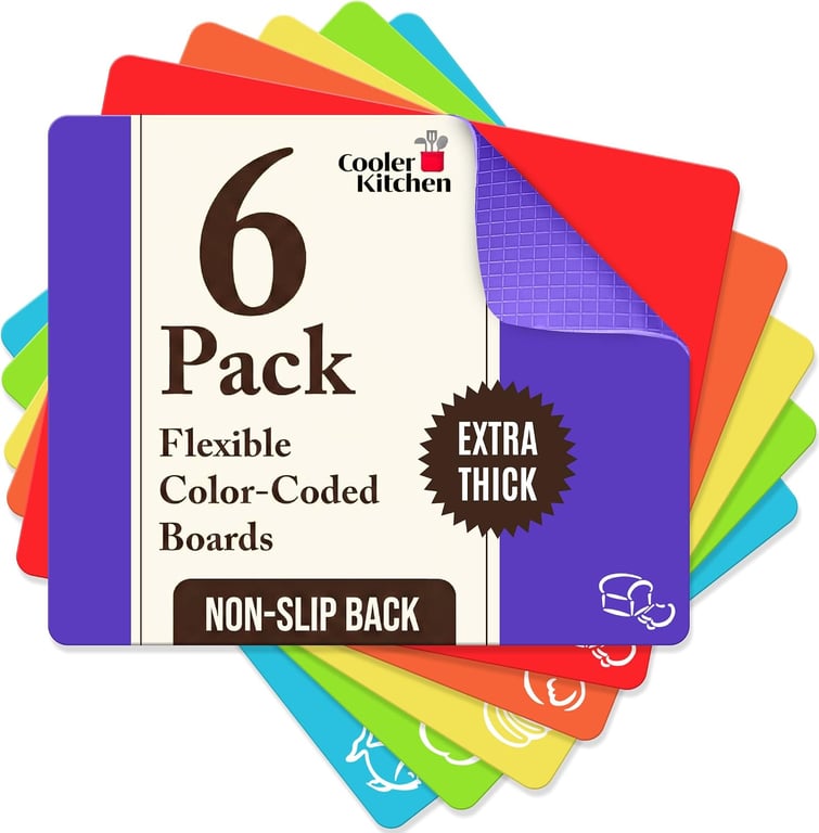 Cooler Kitchen 6-Pack Cutting Mats