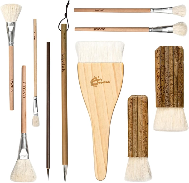 LEYCLUB Pottery Glaze Brushes
