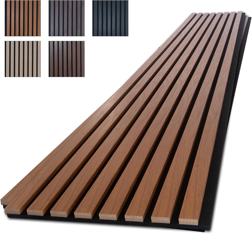 NeatiEase Wood Slat Wall Panels