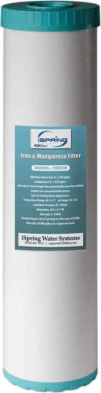 iSpring Iron & Manganese Filter