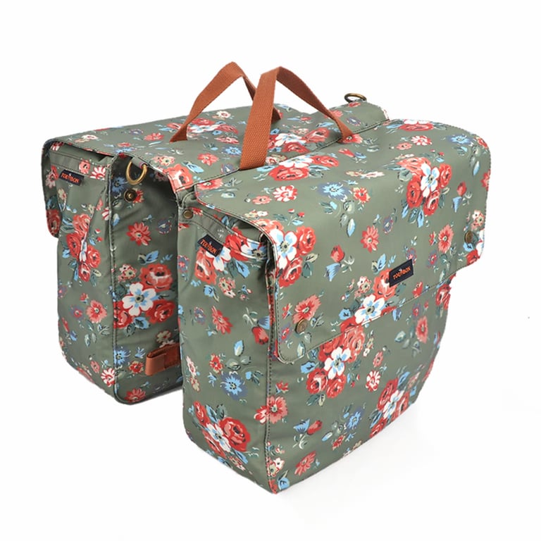 TOURBON Canvas Cycling Pannier Bag