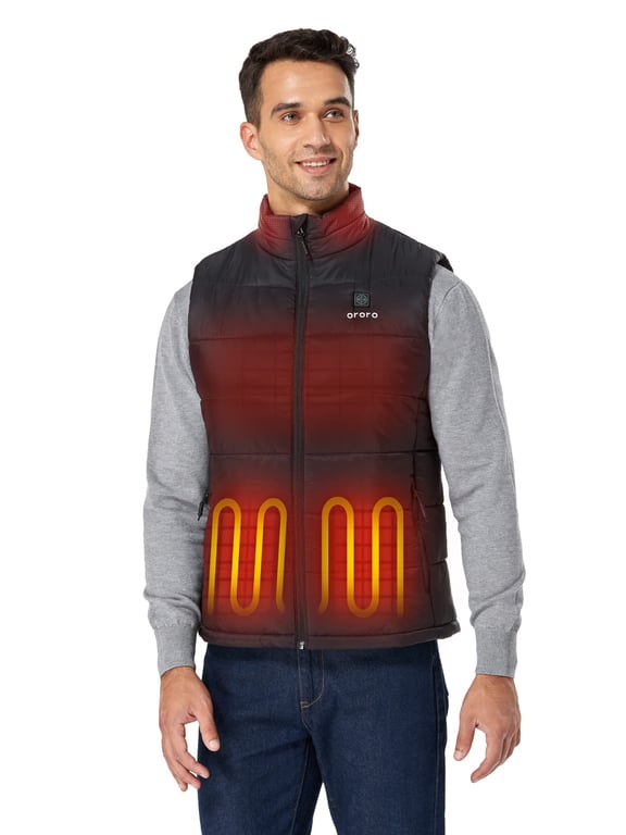 ORORO Men's Lightweight Heated Vest