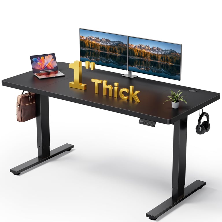 DeskShow 60x28 Electric Standing Desk