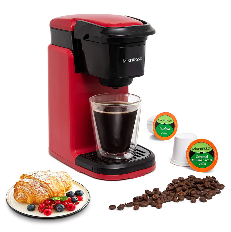 Mixpresso Red Single Serve Coffee Maker