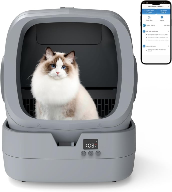 UPFAS Self-Cleaning Litter Box