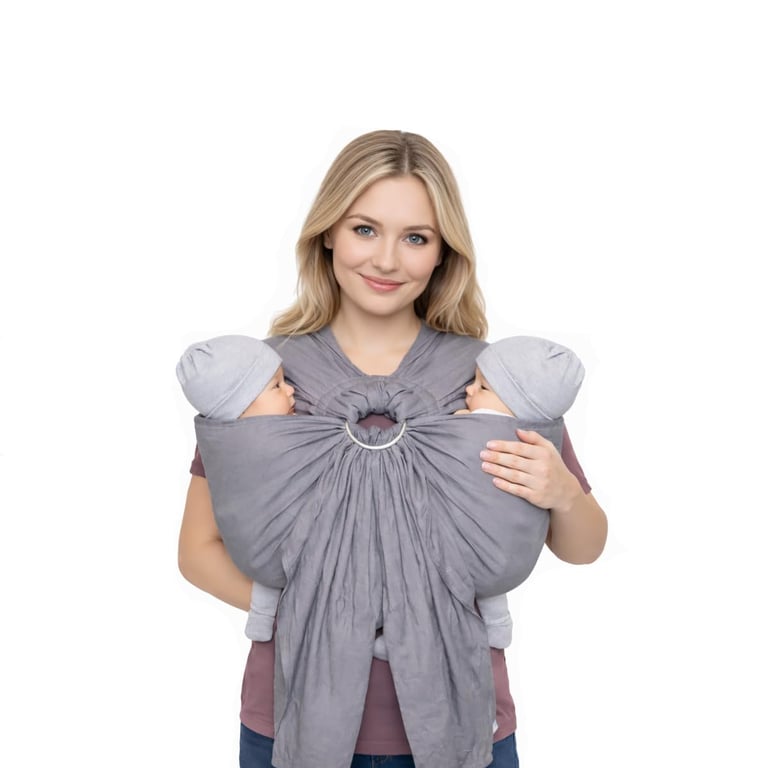 Grey Tandem Ring Sling