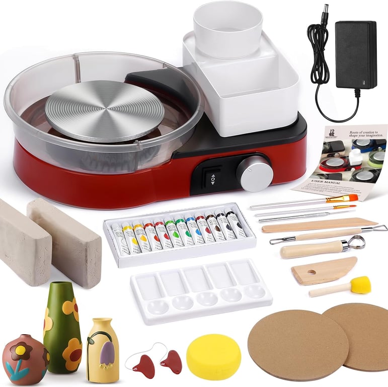 Insnug Mini Pottery Wheel Kit (Red)