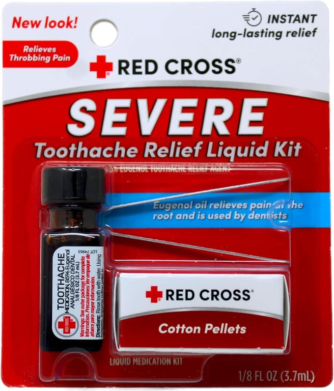 Red Cross Tooth Pain Kit