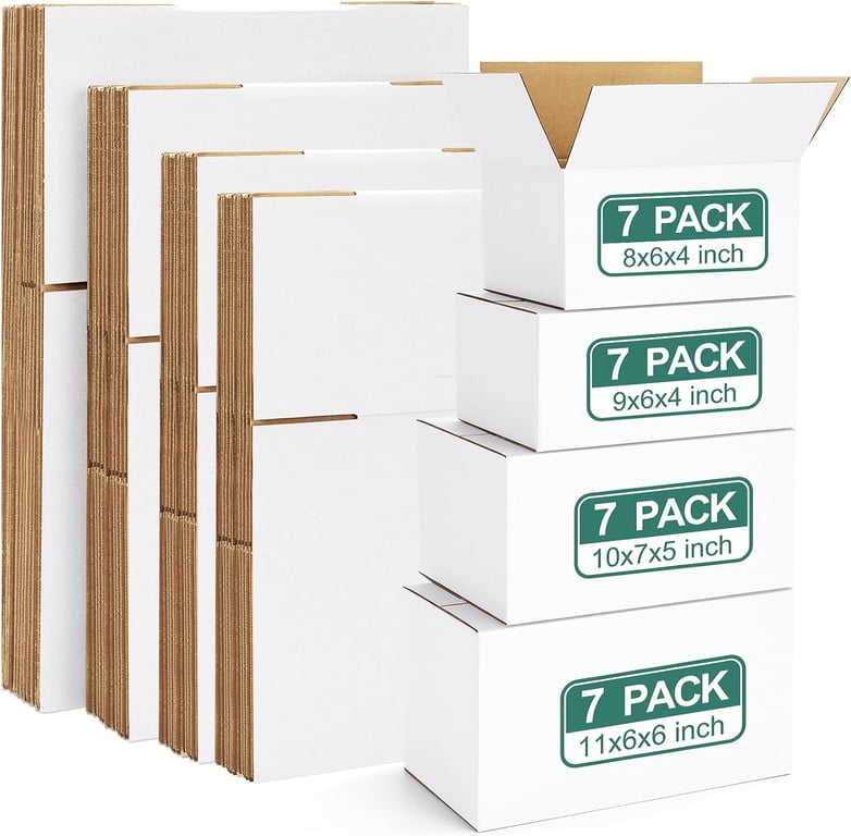 Eupako Assorted Shipping Boxes