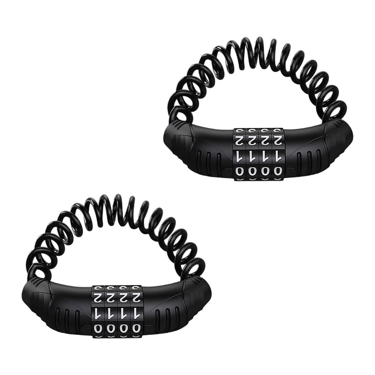 MUQIDA Retractable Helmet Cable Lock