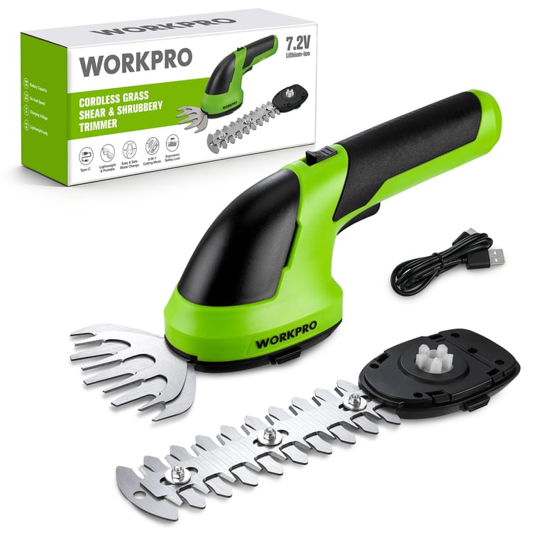 WORKPRO 2-in-1 Grass & Hedge Trimmer