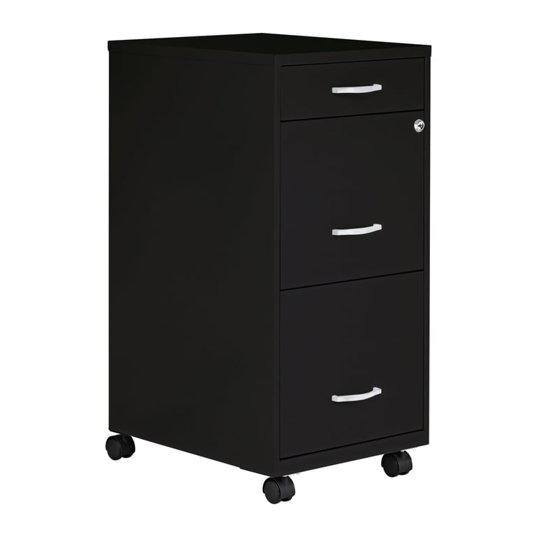 Lorell 3-Drawer Mobile File Cabinet
