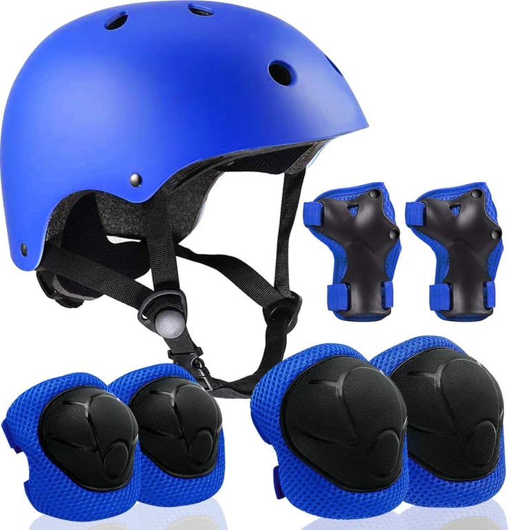 ZLEIOUY Kids Adjustable Helmet & Pads Set