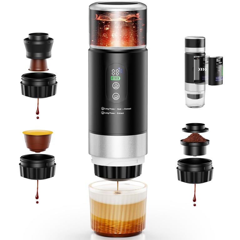 Lmozim 3‑in‑1 Portable Espresso Maker