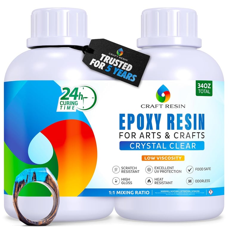 Craft Resin Crystal Clear Epoxy Kit