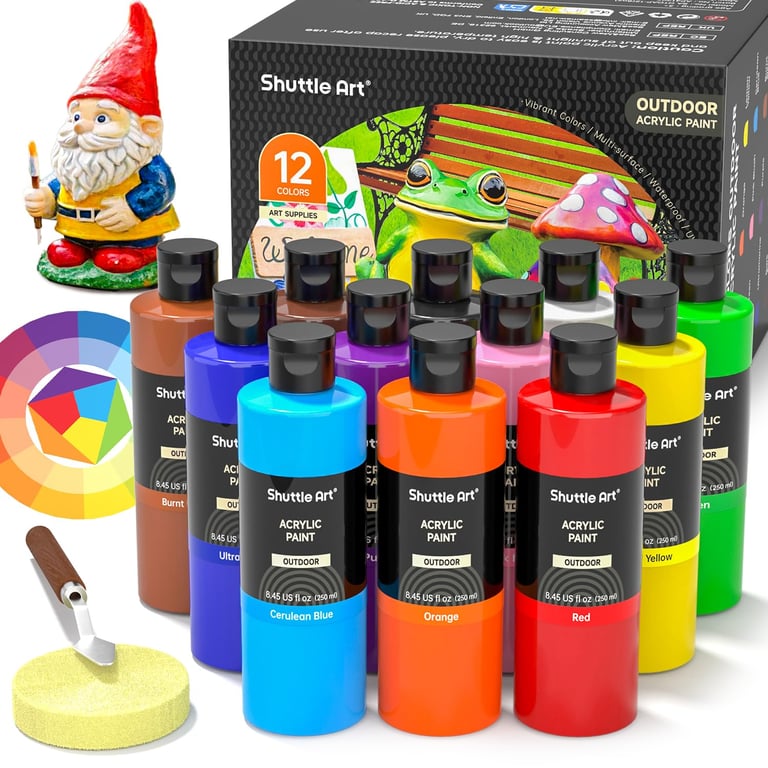 Shuttle Art Outdoor Acrylic Paint Set