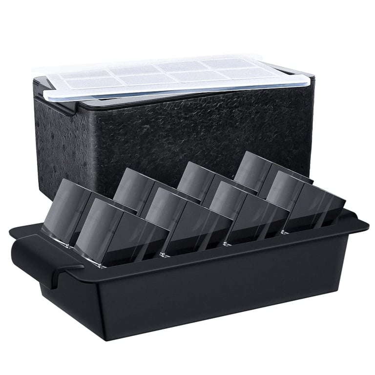TINANA 2‑Inch Clear Ice Cube Tray