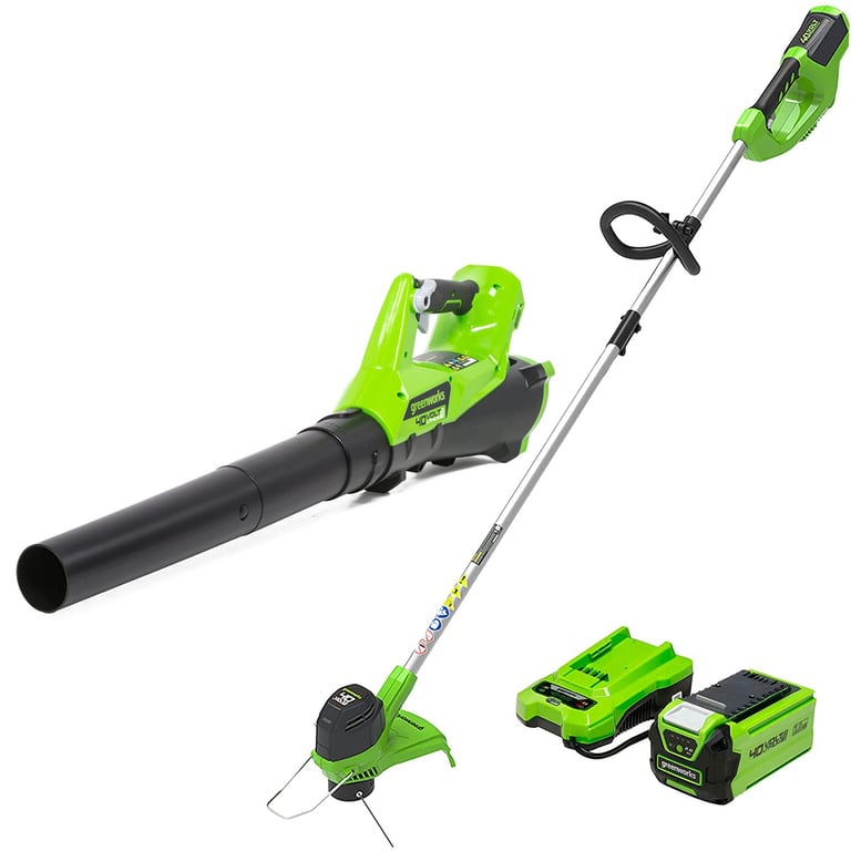Greenworks 40V Trimmer & Blower Combo